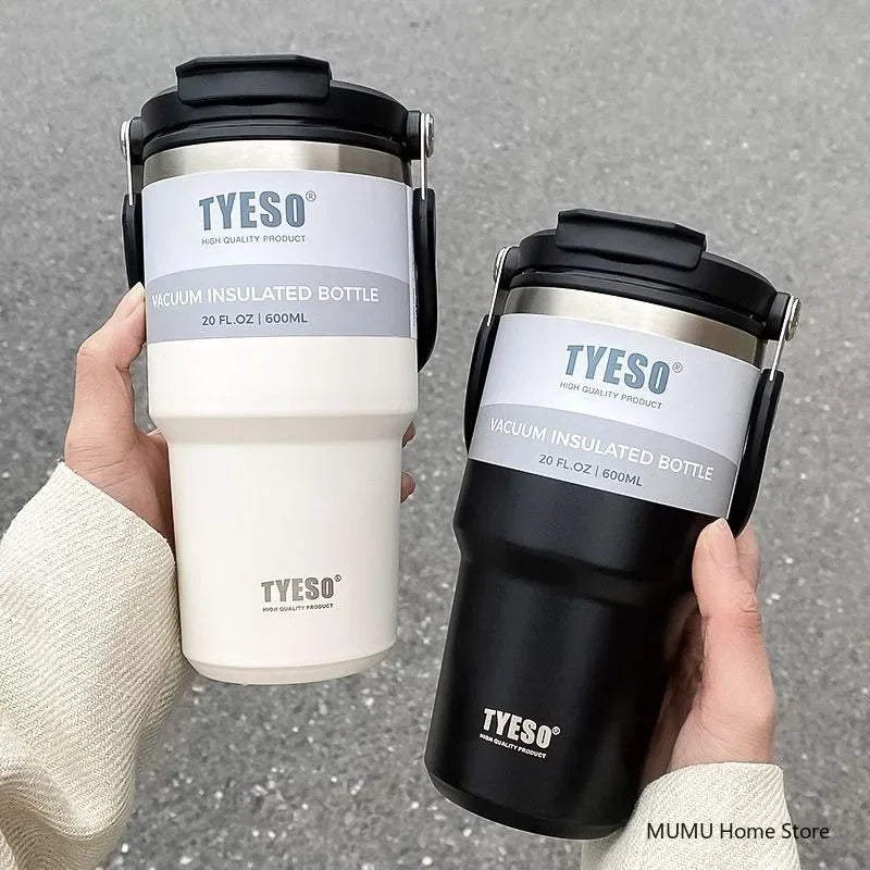 Tyeso Coffee Cup Thermos Bottle Stainless Steel Vacuum Thermal Insulated Mug Cold And Hot Travel Mug Vacuum Flask Water Bottle