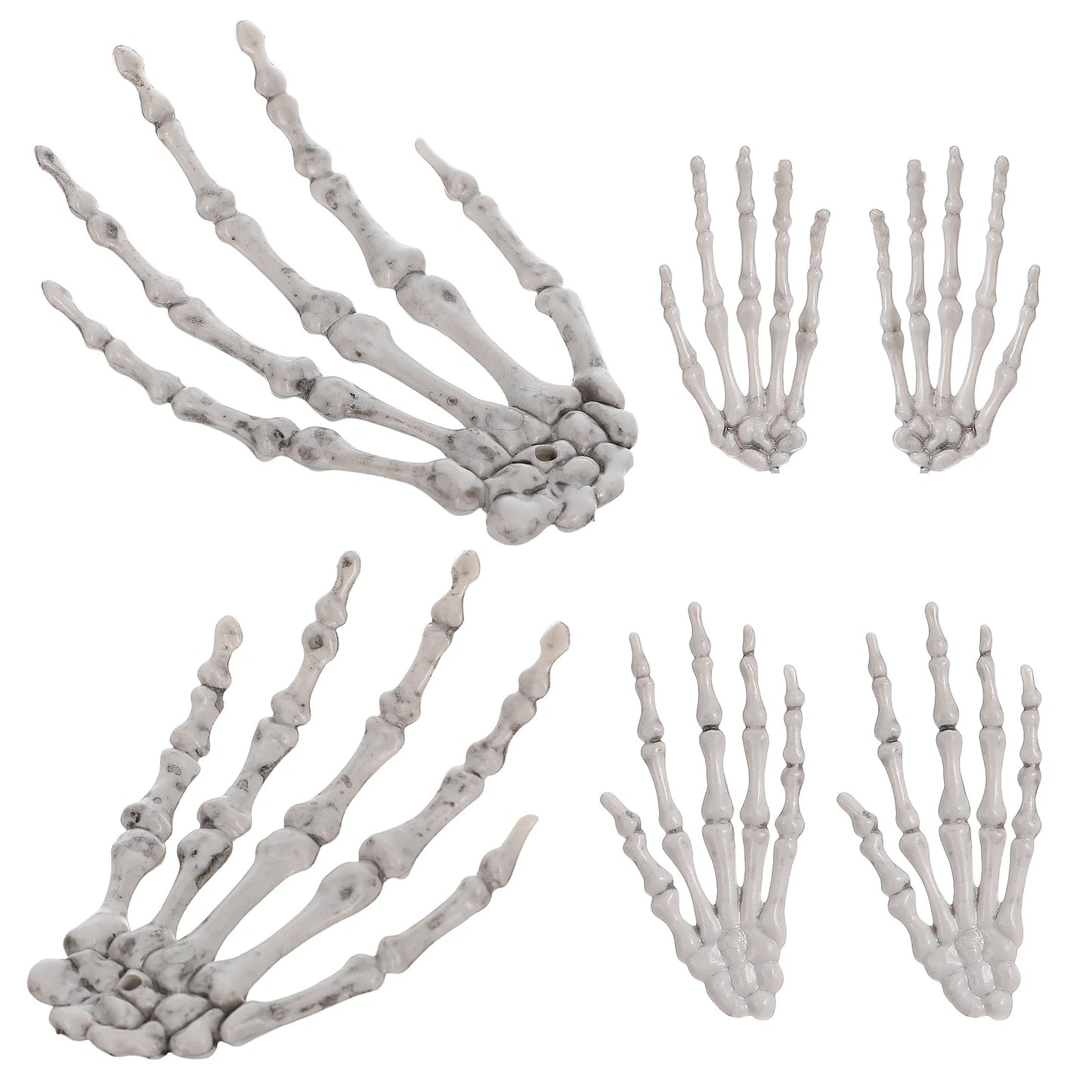 Halloween Skull Hand Adornment Horror Party Decor For Haunted House Hand Prop Carnival Gathering Gift