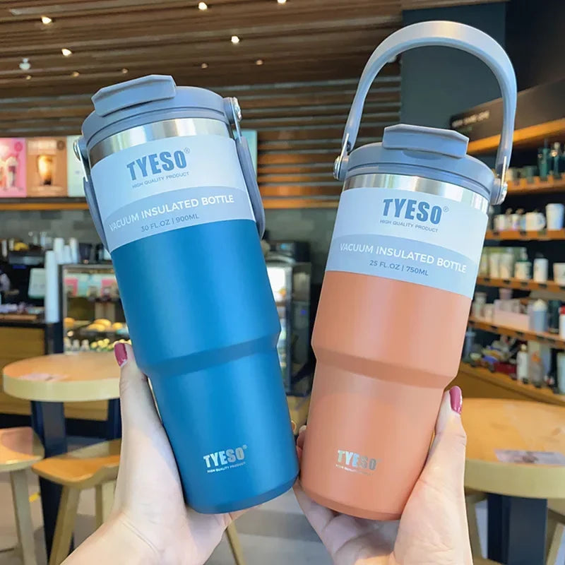 Tyeso Coffee Cup Thermos Bottle Stainless Steel Vacuum Thermal Insulated Mug Cold And Hot Travel Mug Vacuum Flask Water Bottle