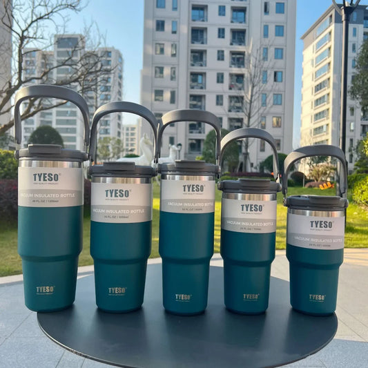 Tyeso Coffee Cup Thermos Bottle Stainless Steel Vacuum Thermal Insulated Mug Cold And Hot Travel Mug Vacuum Flask Water Bottle