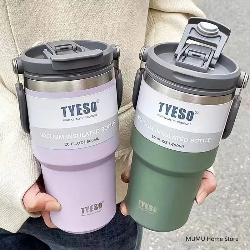 Tyeso Coffee Cup Thermos Bottle Stainless Steel Vacuum Thermal Insulated Mug Cold And Hot Travel Mug Vacuum Flask Water Bottle