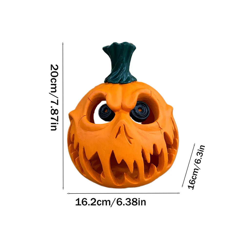 OPHIDIAN  Halloween pumpkin resin Ghost Festival decoration and scene arrangement, hollowed-out large pumpkin
